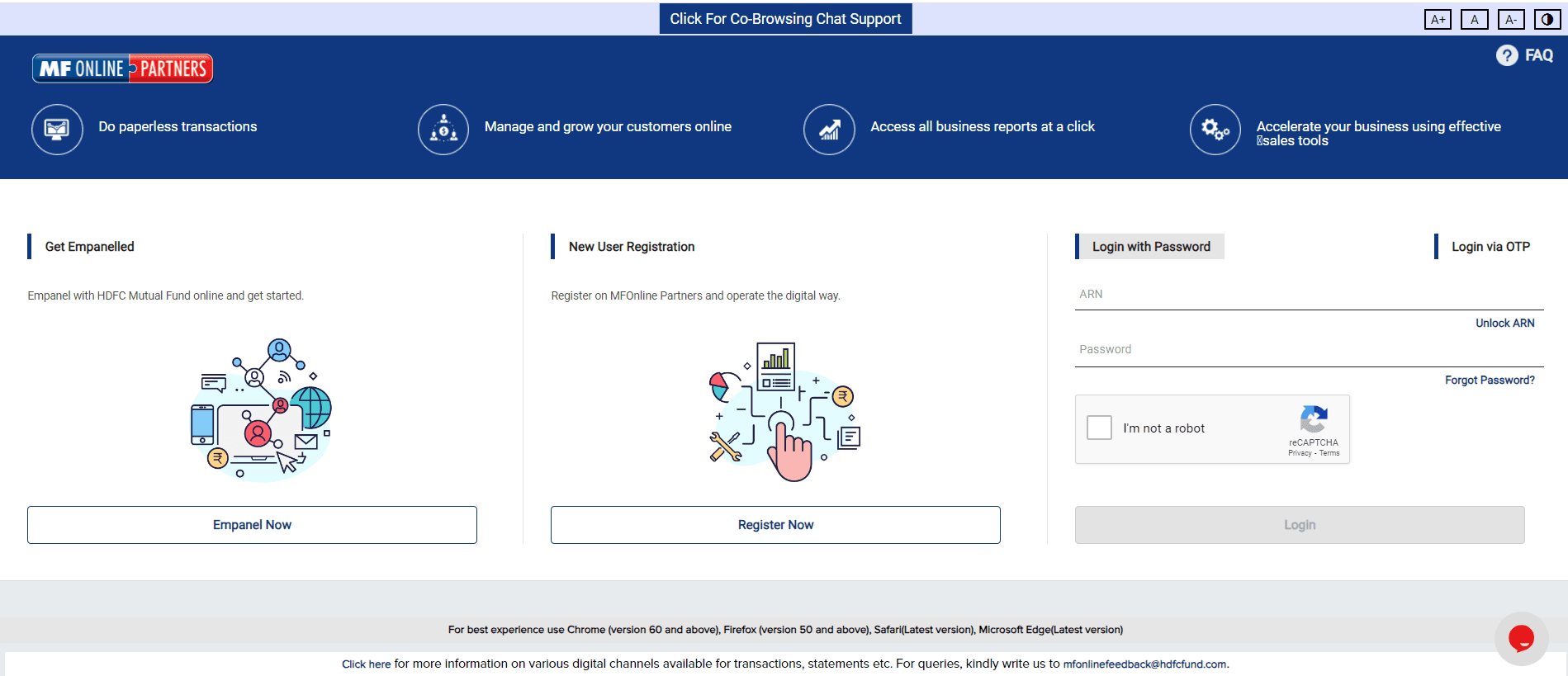 HDFC Mutual Fund Advisor Portal